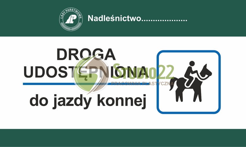 Droga udostępniona do jazdy konnej