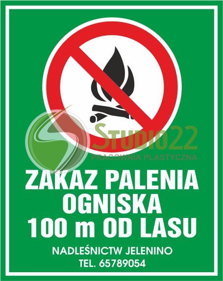 Zakaz palenia ogniska