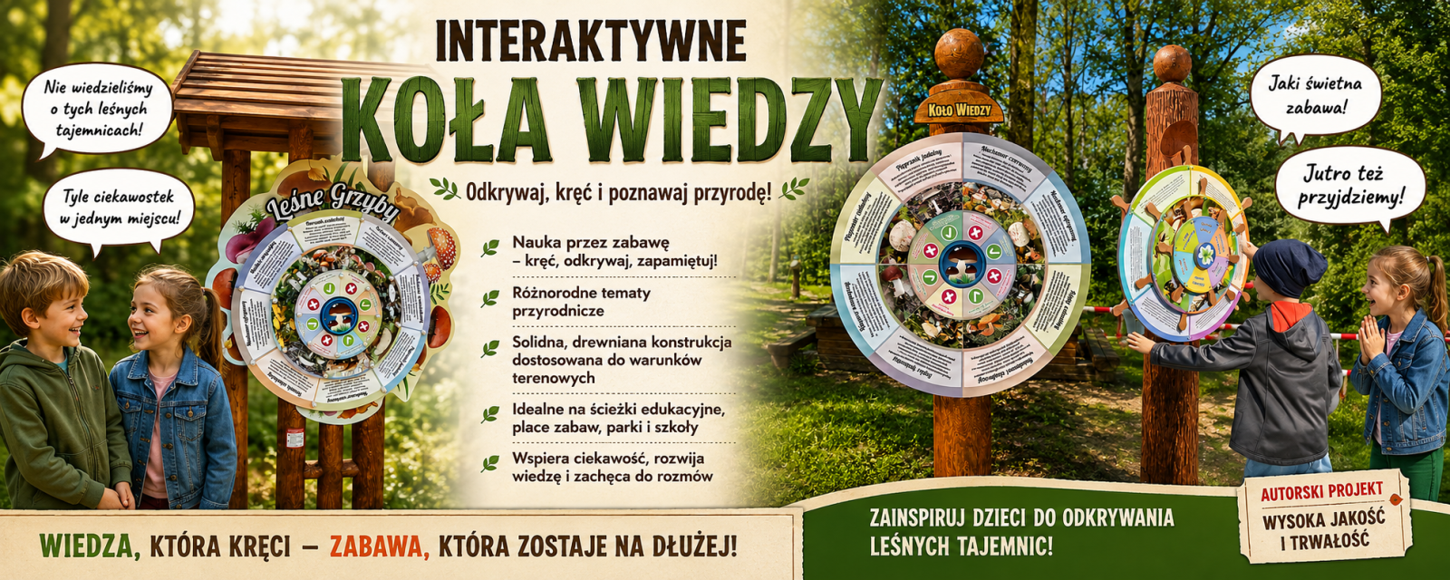 Koła z elementem ozdobnym