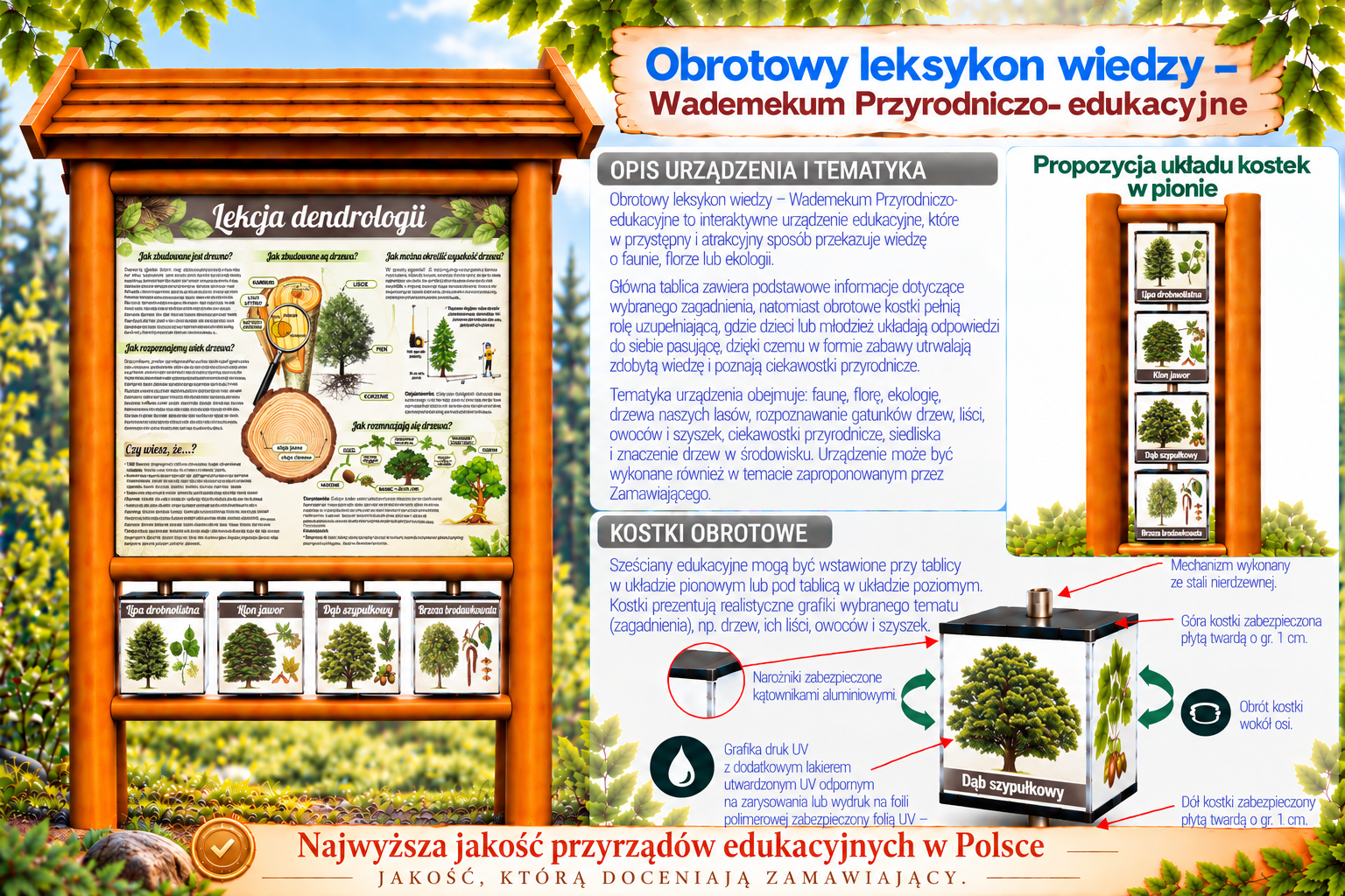 Obrotowy Leksykon Wiedzy/ Wademekum Przyrodniczo-Edukacyjne