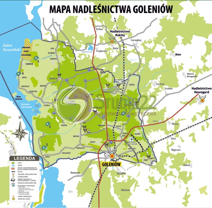 Mapy - przykładowe opracowania